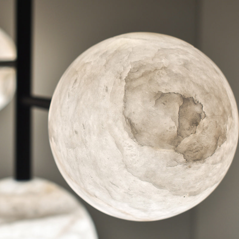 Carol Sphere Delight - Modern Artistic Alabaster Chandelier Light - XYlight