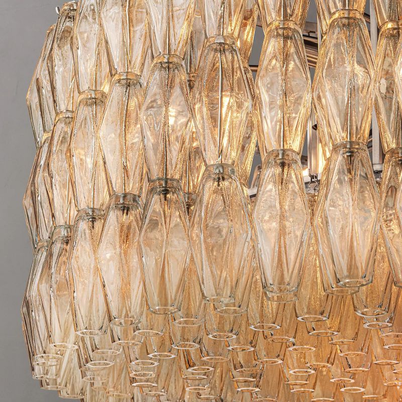 Casnelo Clear Glass Round Chandelier - XYlight