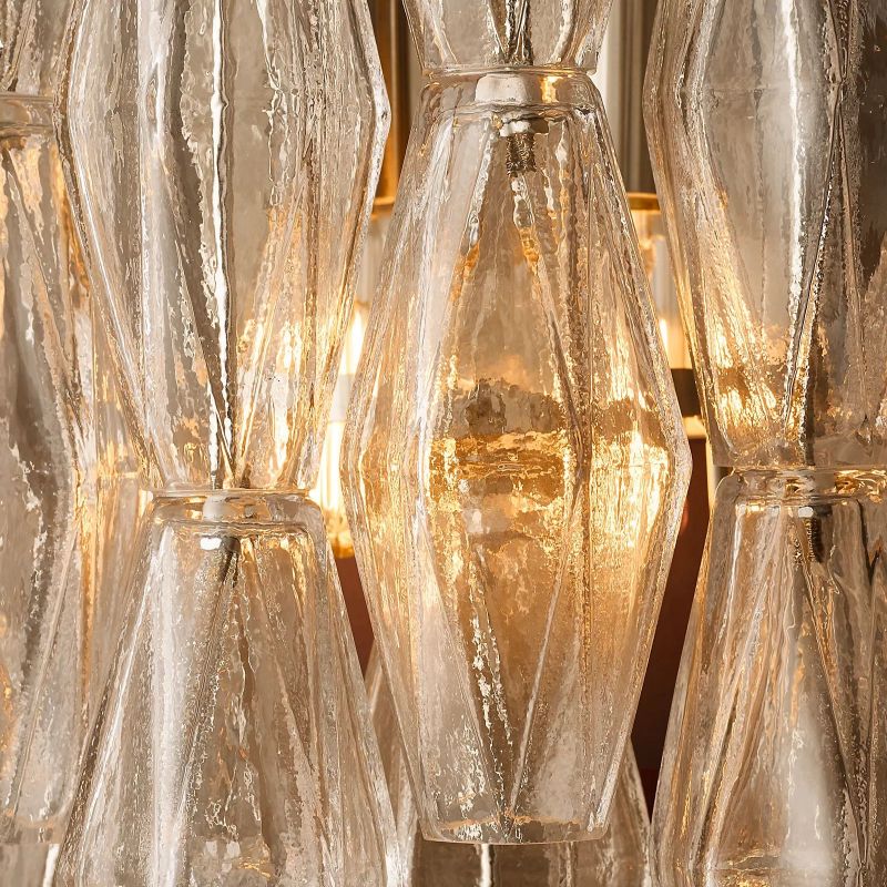 Casnelo Clear Glass Short Wall Sconce - XYlight