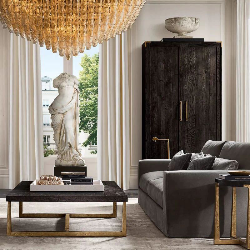 Casnelo Smoke Glass Square Chandelier - XYlight