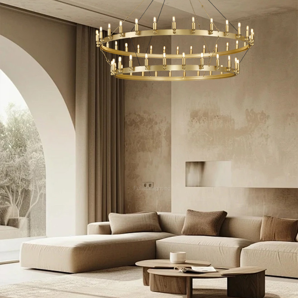 Cemalorn Vintage Filament 2-Tier Chandelier - XYlight