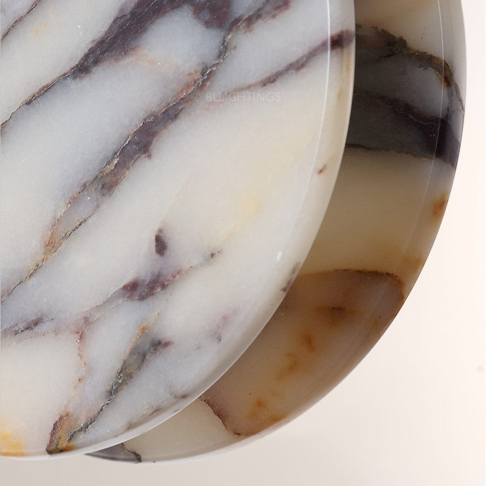Collins Disc-Shaped Marble Pendant - XYlight
