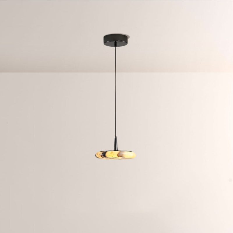 Collins Low-Profile Marble-Effect Linear Pendant(1/2/3-Head)