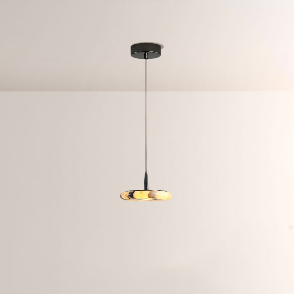 Collins Low-Profile Marble-Effect Linear Pendant(1/2/3-Head) - XYlight