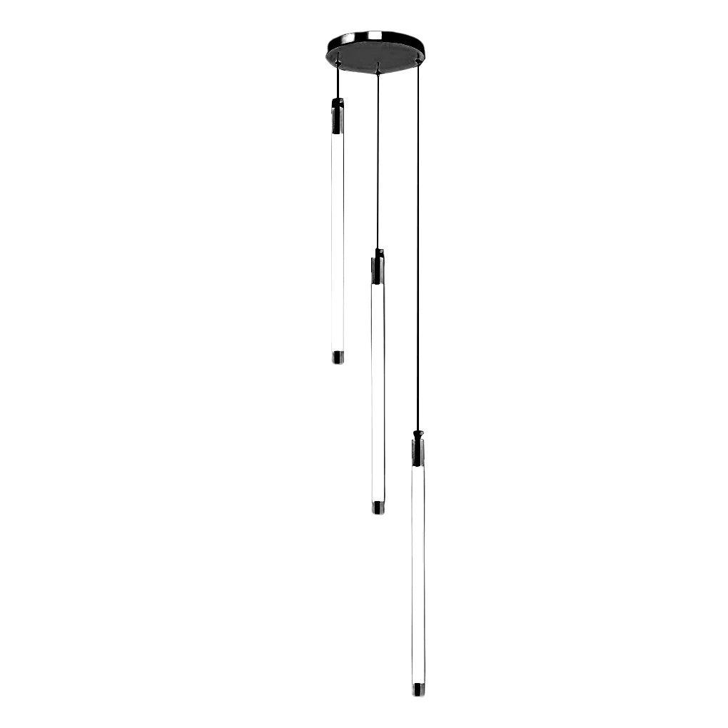 Contemporary Staircase Chandelier Spiral Tube Ceiling Light - XYlight