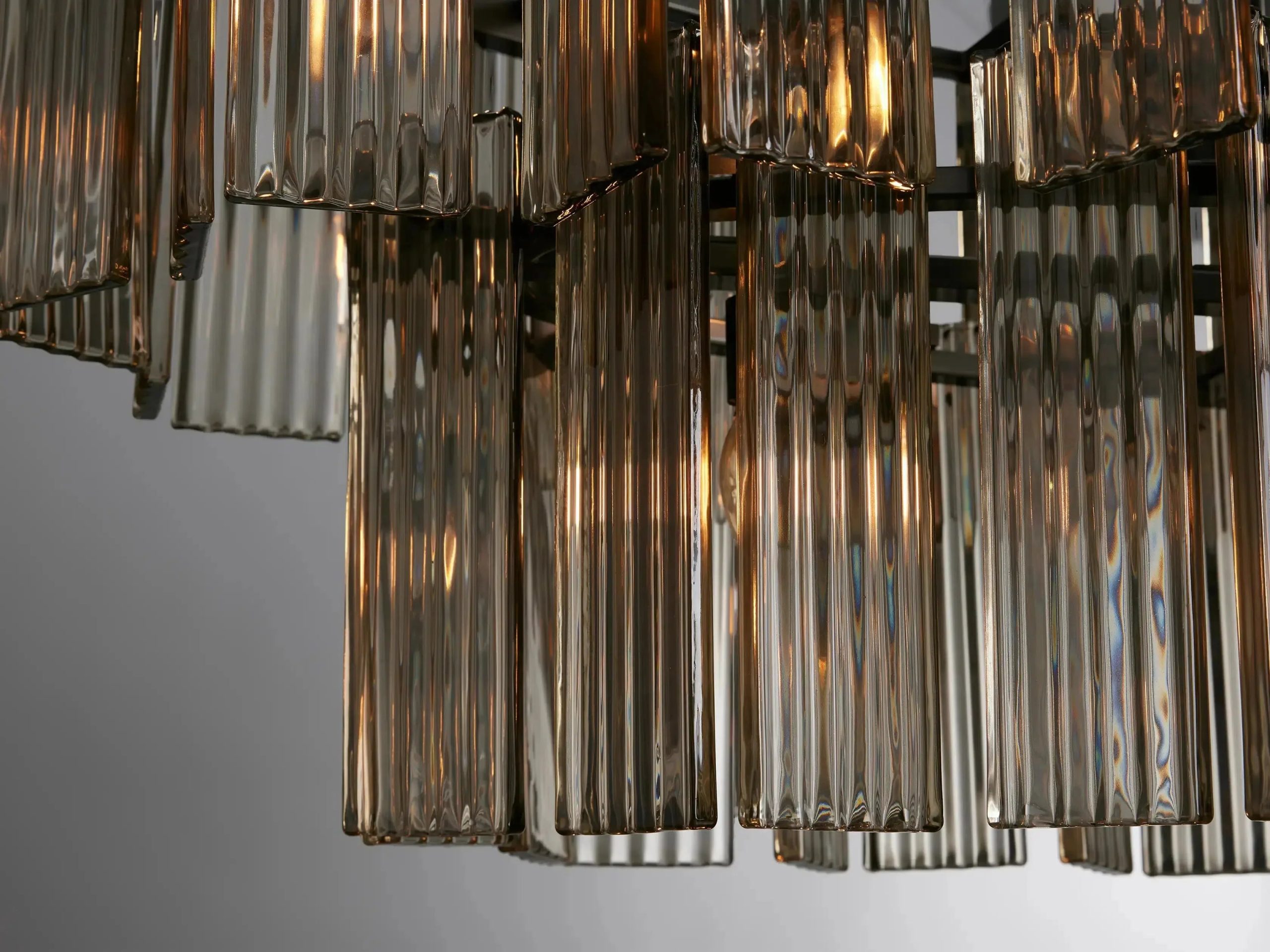 Delsie Oval Art Glass Chandelier 51''63''72'' - XYlight
