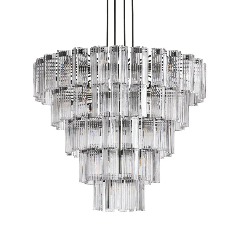 Delsie Round Art Glass Chandelier - XYlight
