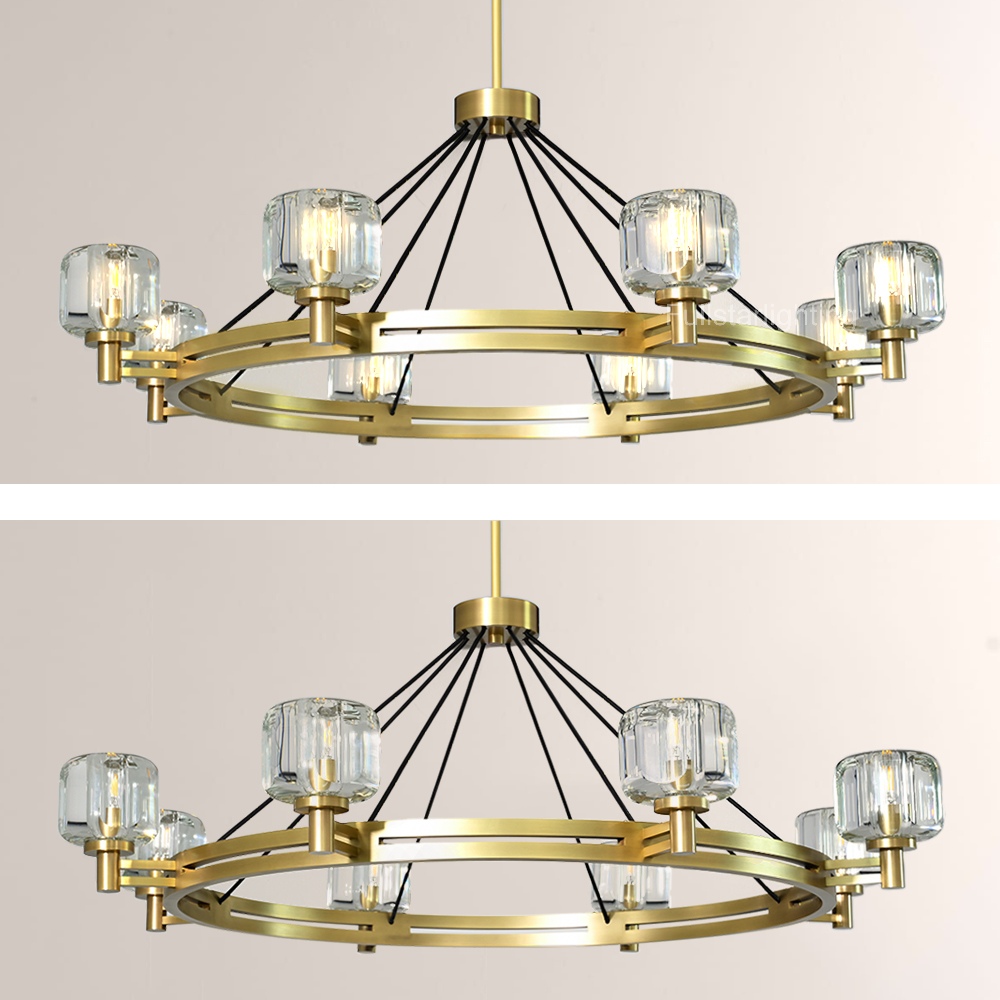 Demeart Round Chandelier - XYlight