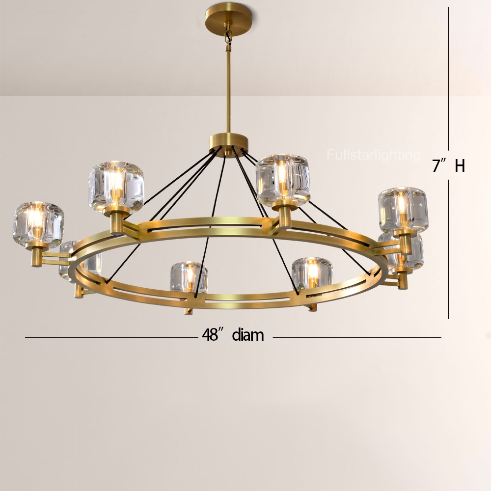 Demeart Round Chandelier - XYlight