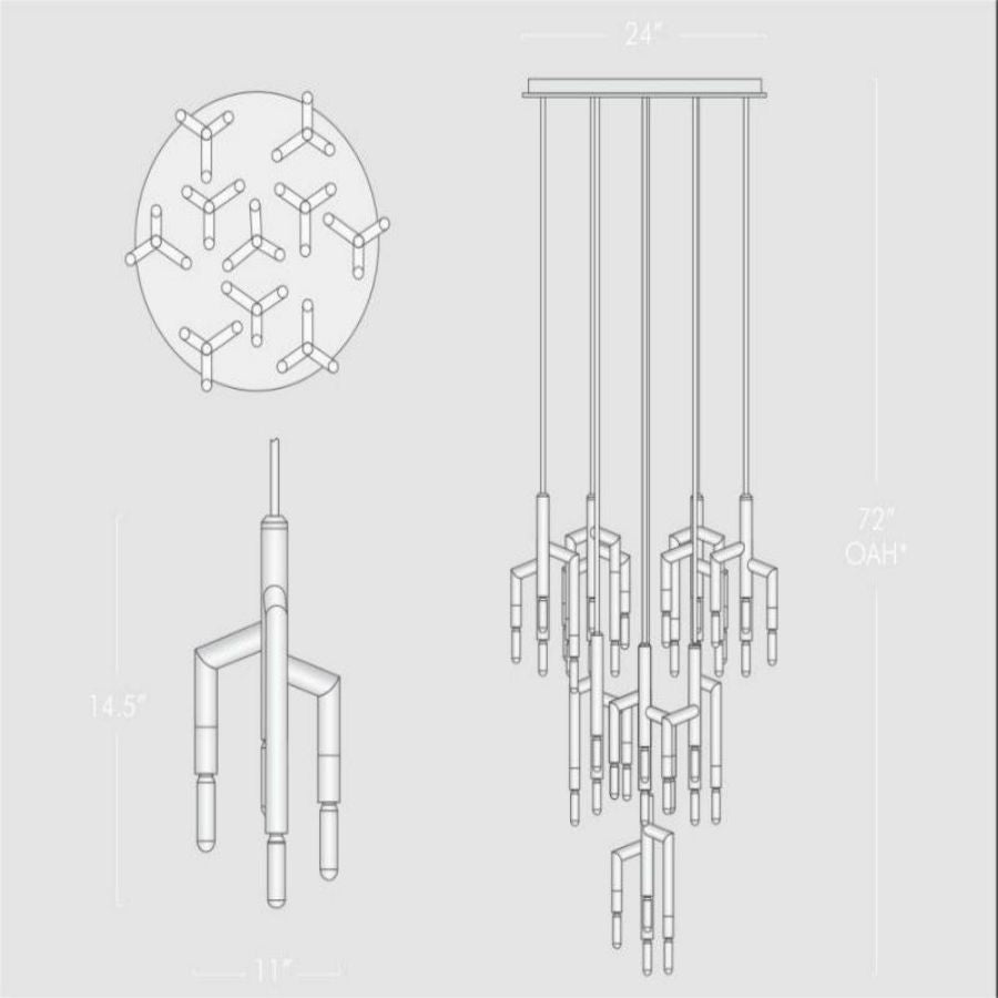 Diorich 10 Light Cirular Chandelier - XYlight