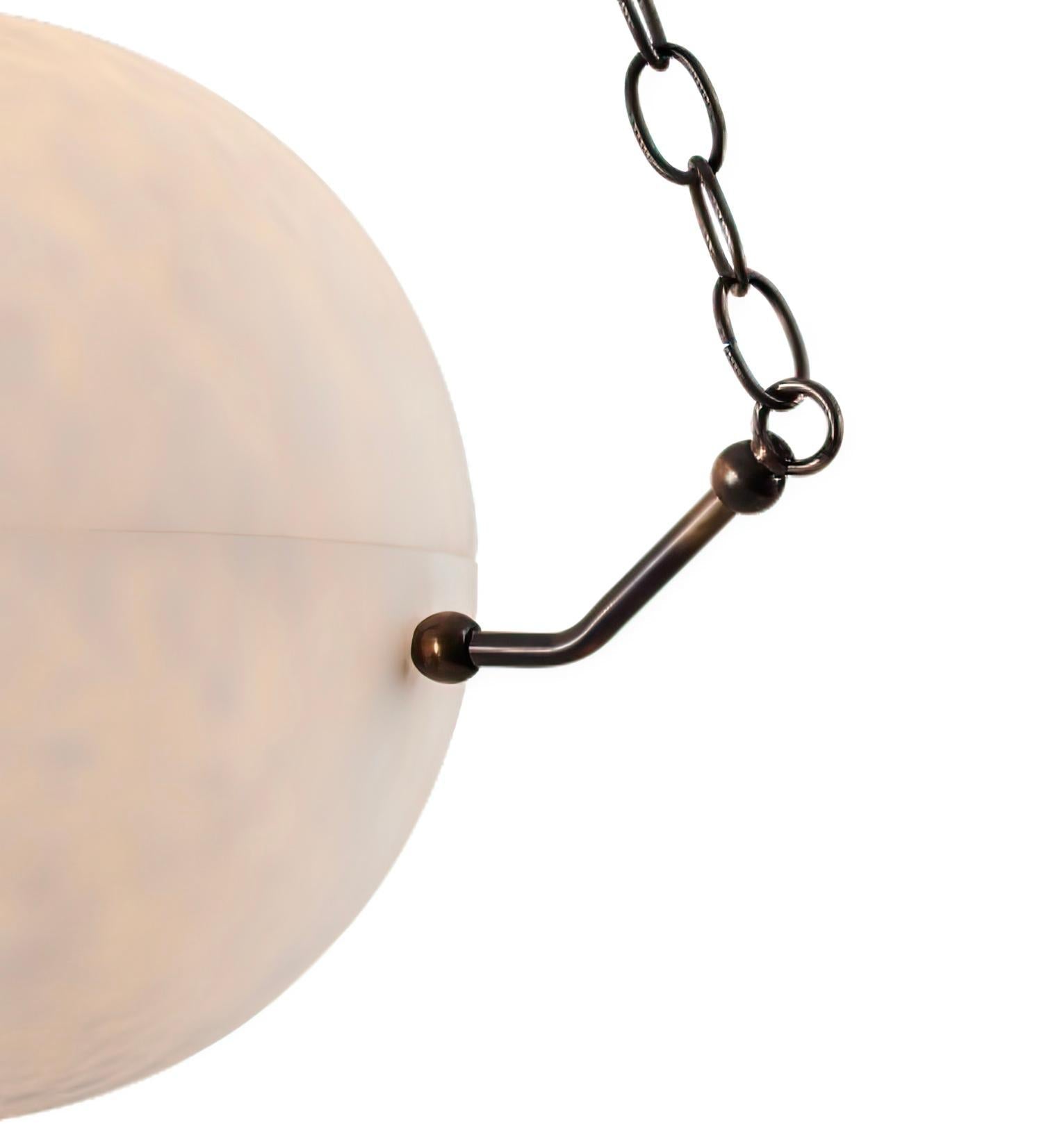 Zenobia Alabaster Suspension Lamp - XYlight