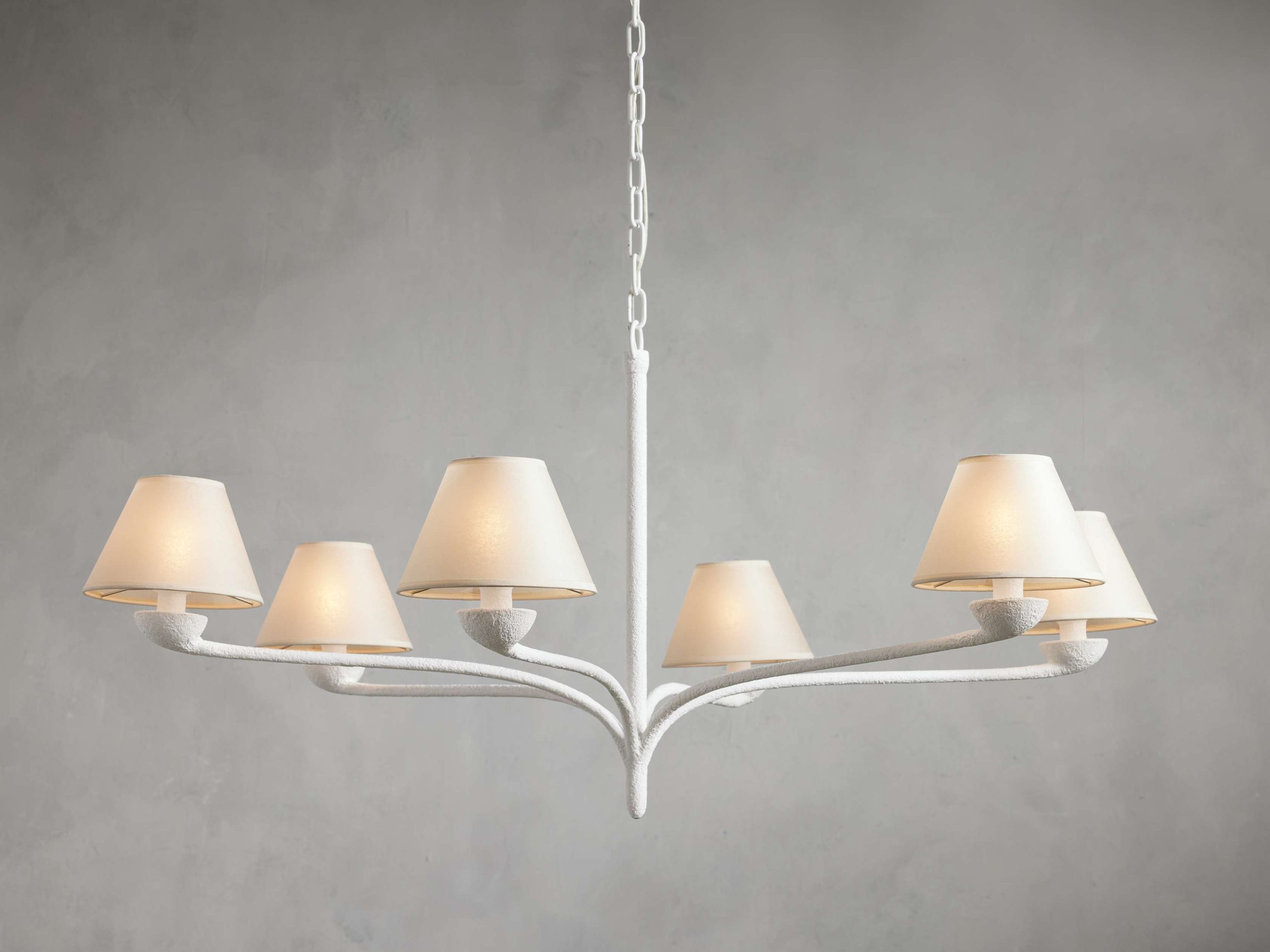 Dorsey White Round Chandelier - XYlight