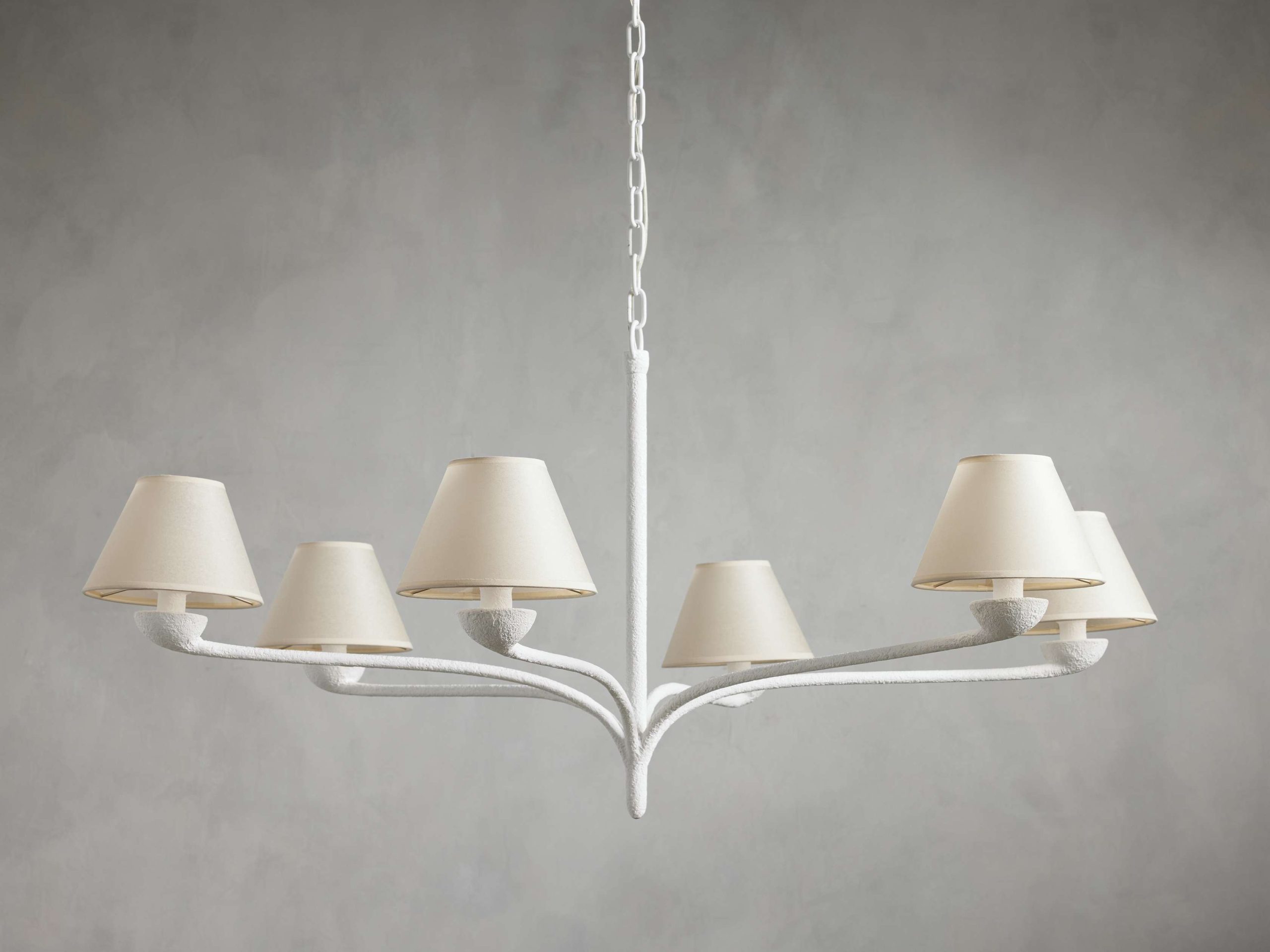 Dorsey White Round Chandelier - XYlight