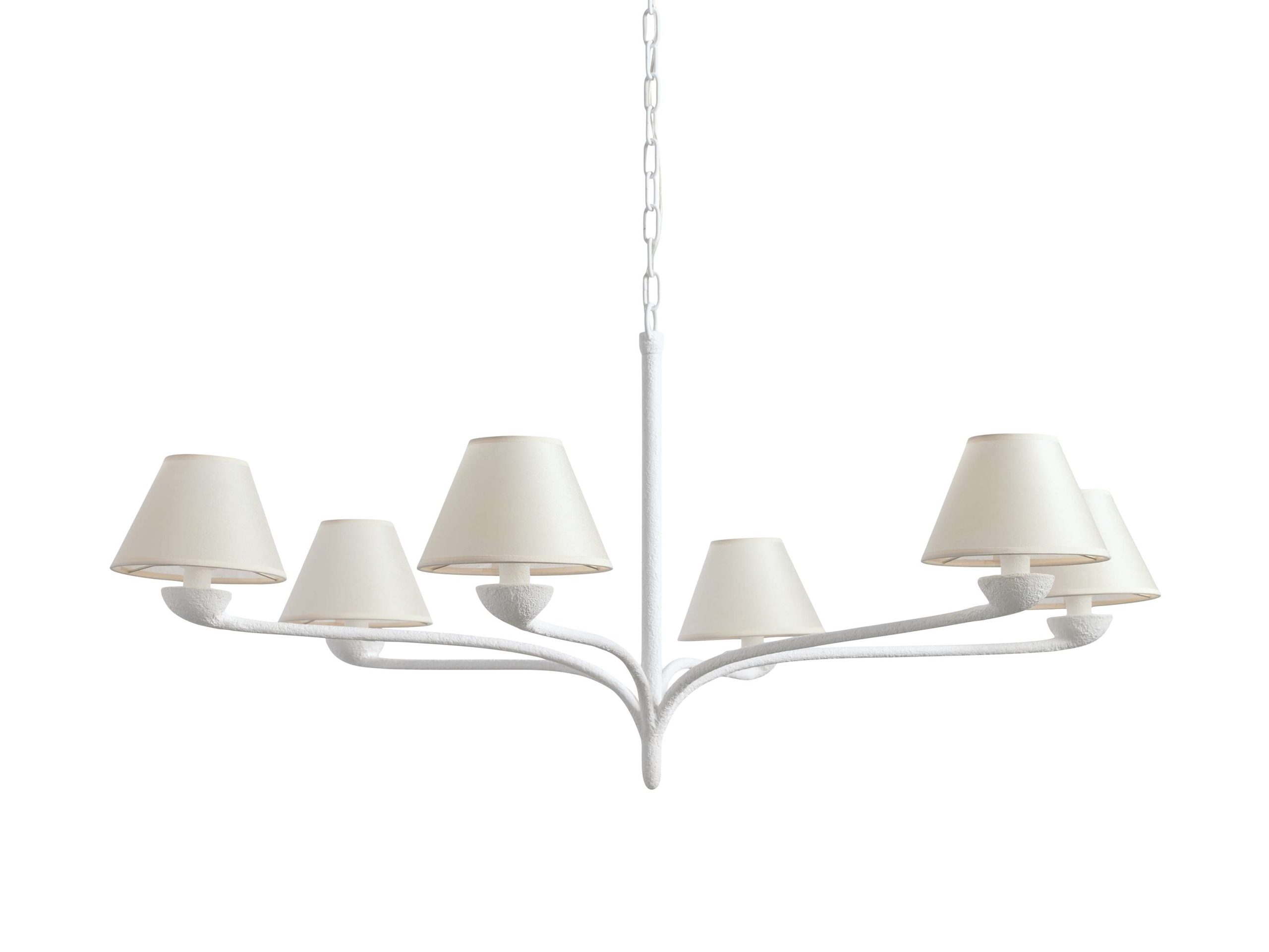 Dorsey White Round Chandelier - XYlight