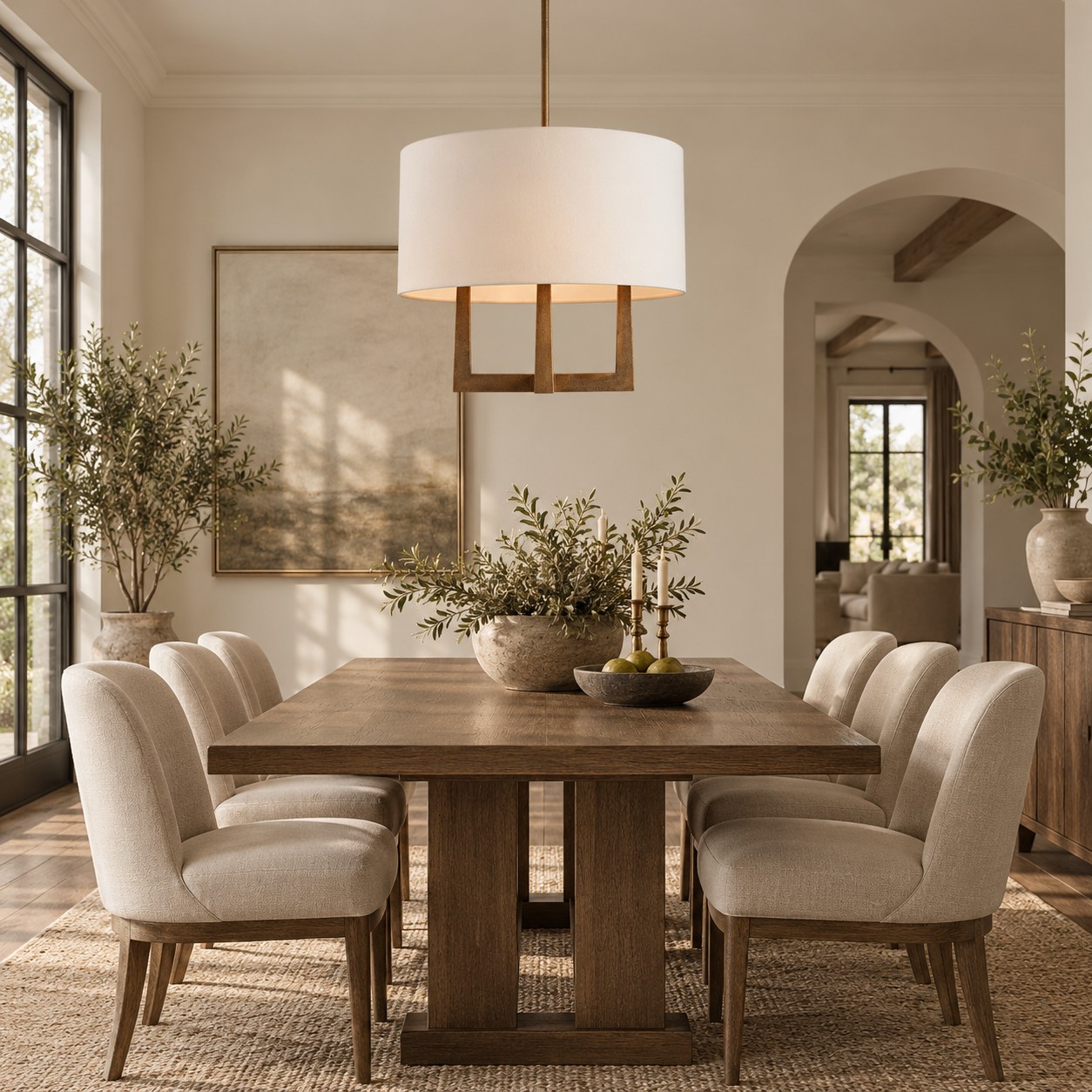 Emrilo Shaded Chandelier - XYlight
