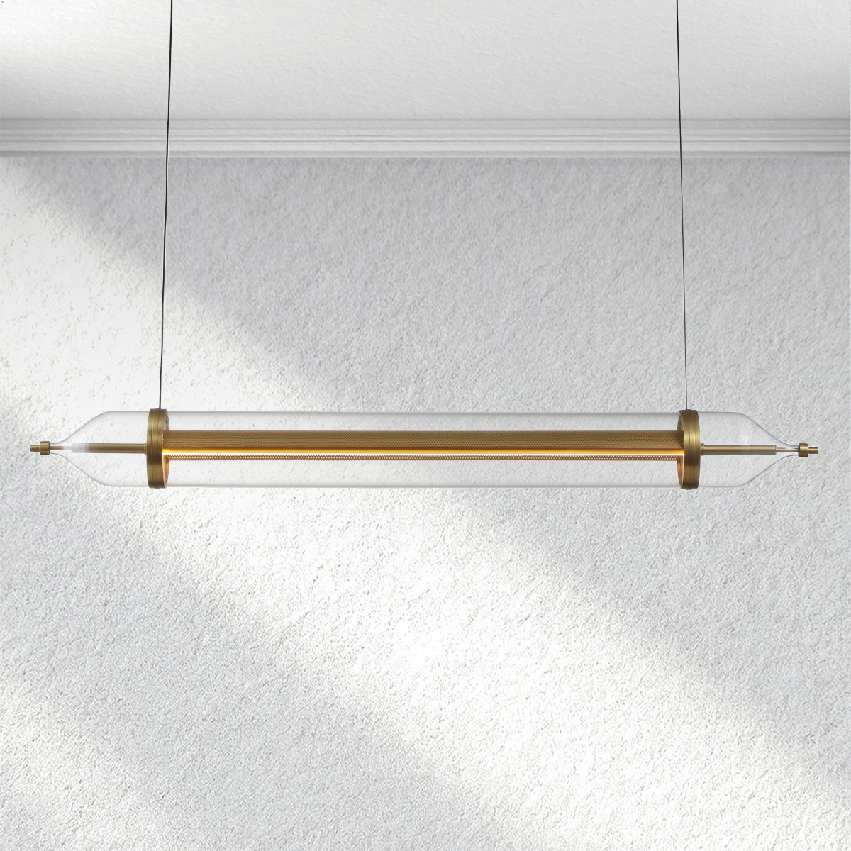 Ethereal Linear Glass Chandelier - XYlight