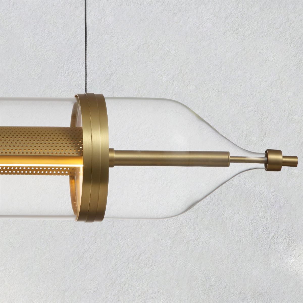 Ethereal Linear Glass Chandelier - XYlight