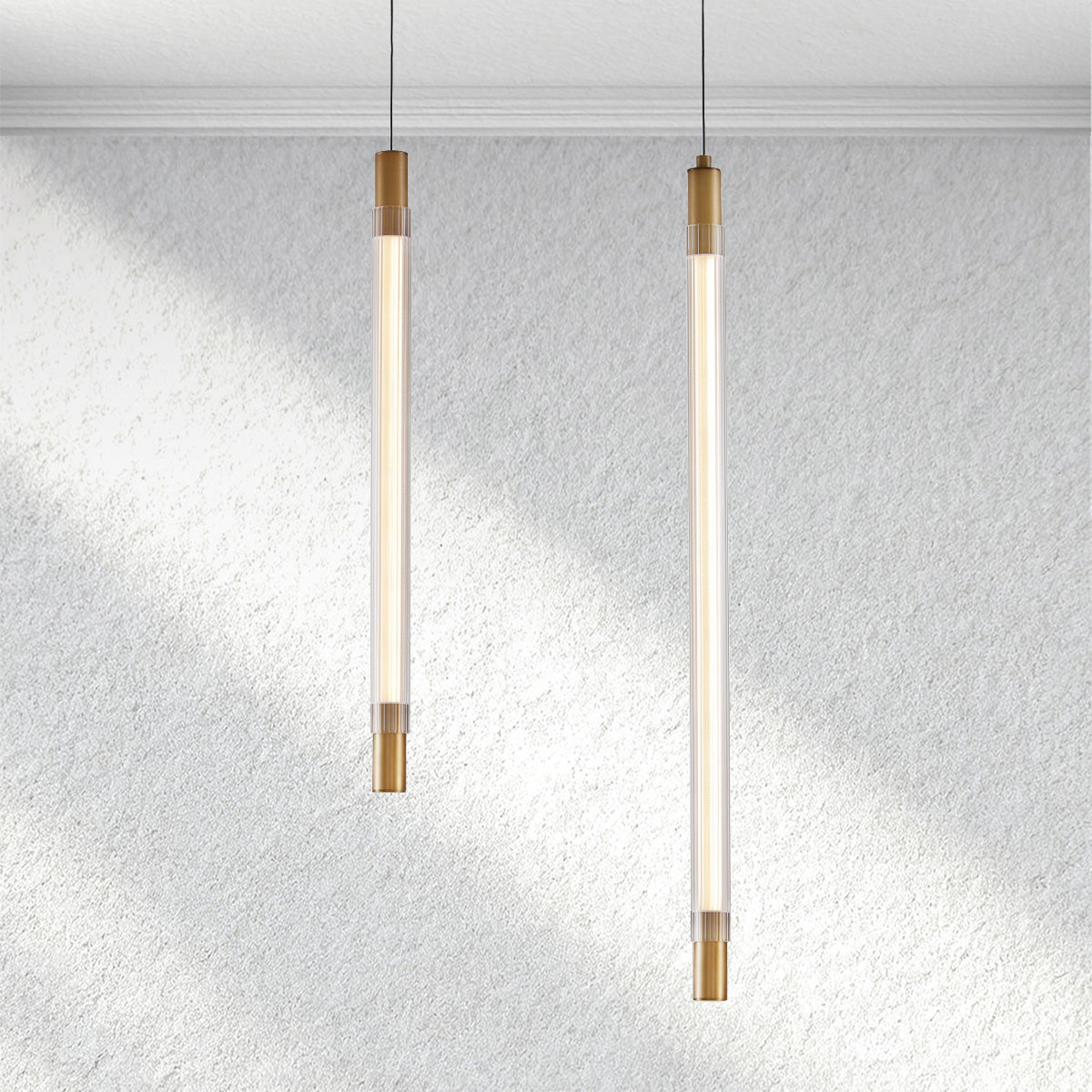 Everglow Vertical Tube Pendant - XYlight