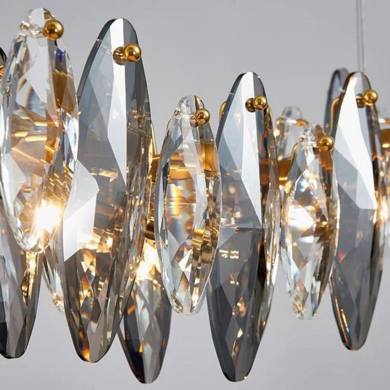 Flora Crystal Linear Chandelier L51" - XYlight