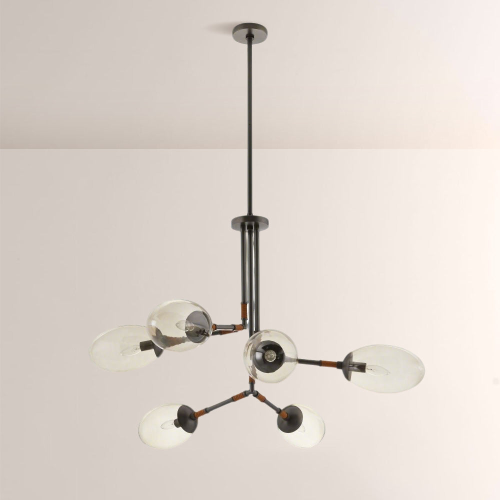 Frances Glass Chandelier - XYlight