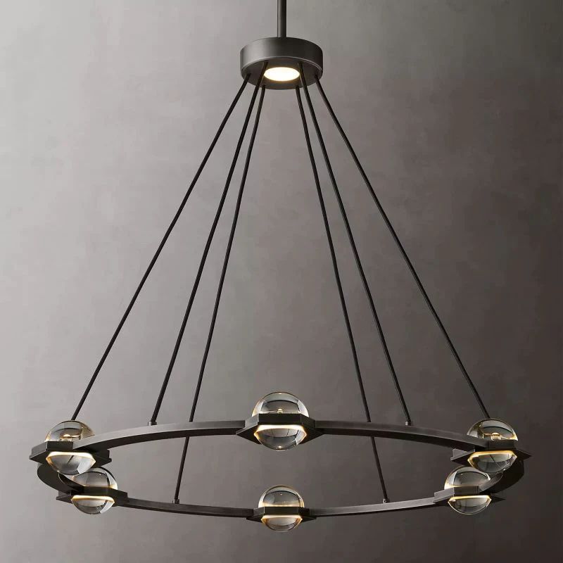 Genvarel Round Chandelier - XYlight
