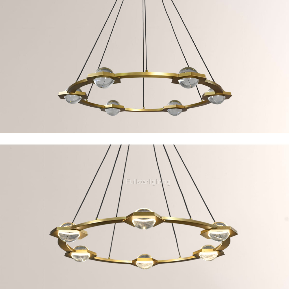 Genvarel Round Chandelier - XYlight