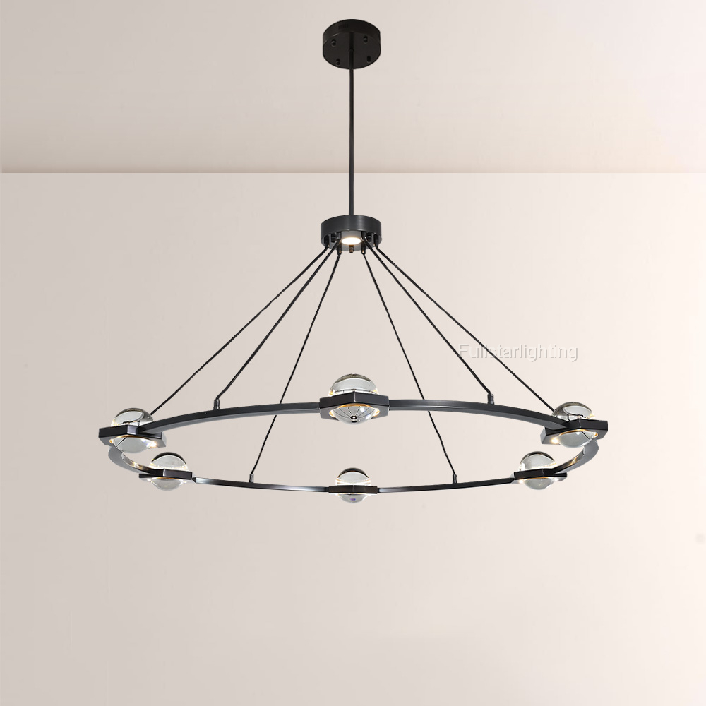 Genvarel Round Chandelier - XYlight