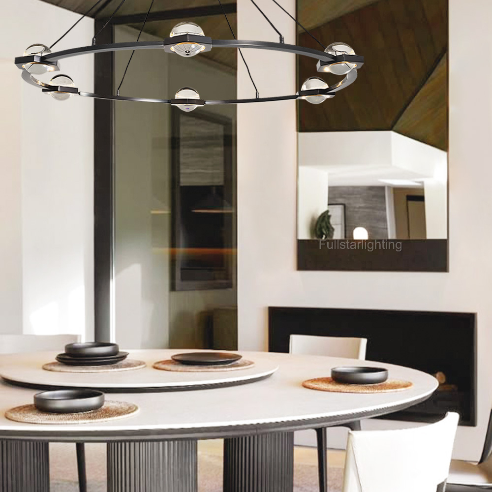 Genvarel Round Chandelier - XYlight