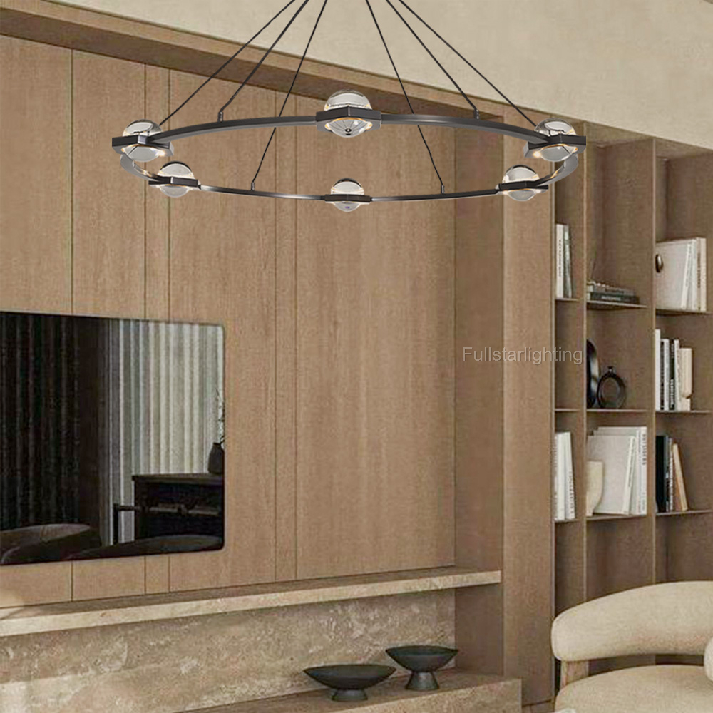 Genvarel Round Chandelier - XYlight