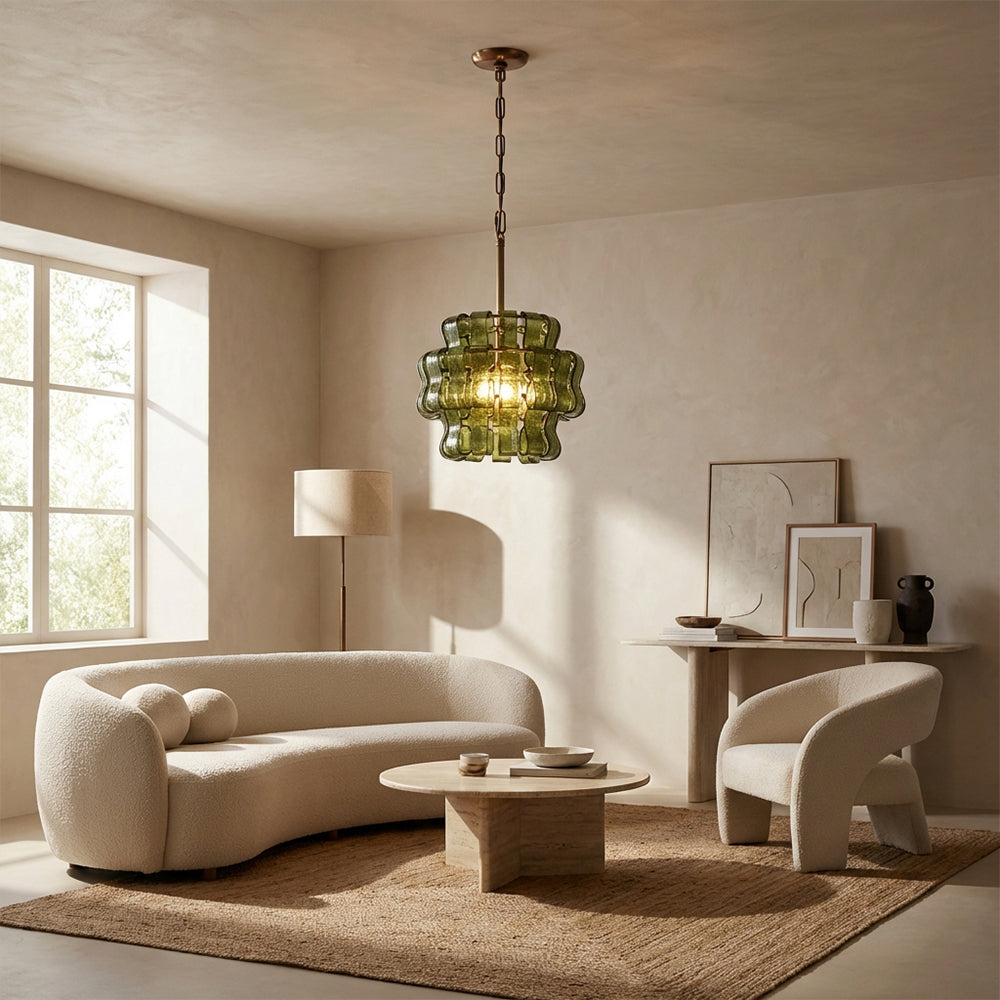 Ghiaccia Glass Sphere Pendant - XYlight