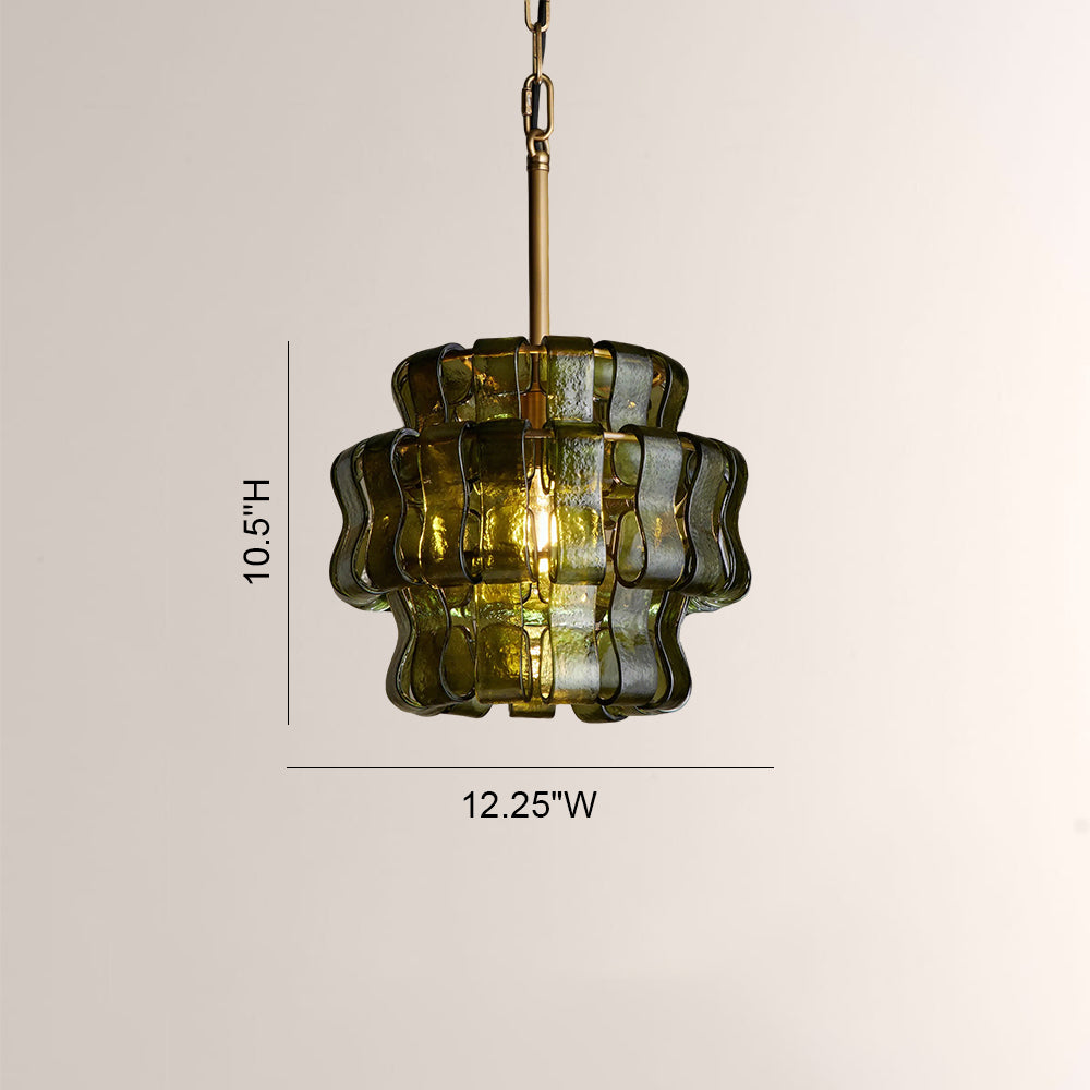 Ghiaccia Glass Sphere Pendant - XYlight