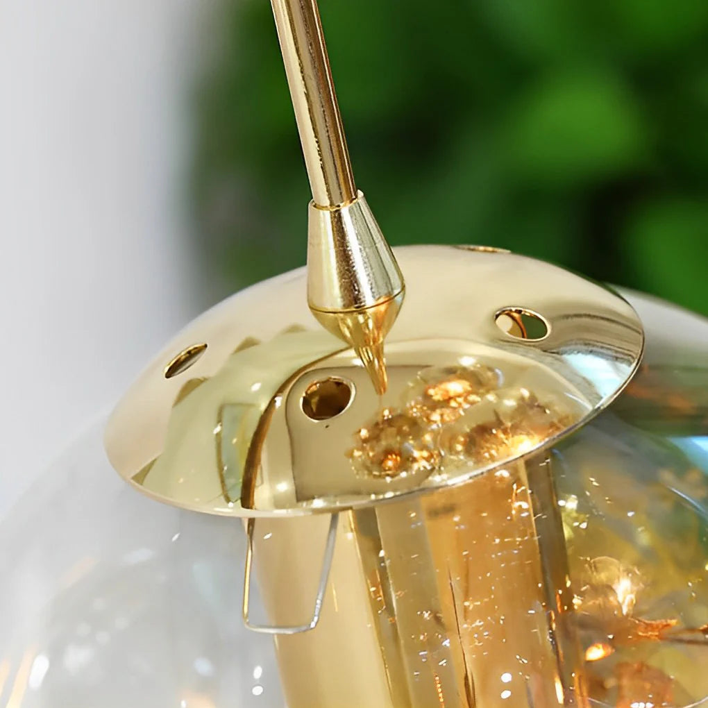 Gold Staircase Chandelier - XYlight