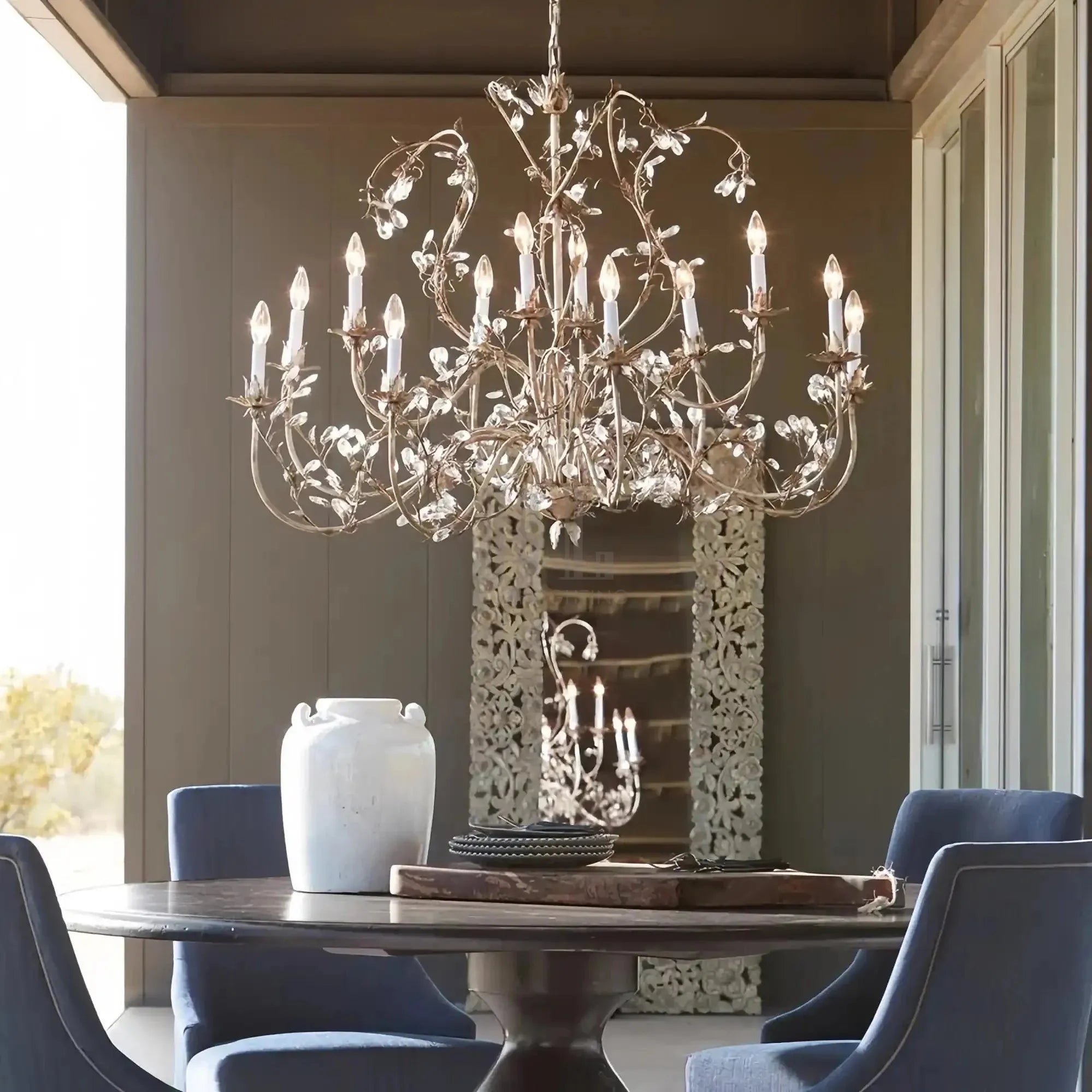 Gothic Claudette 12-Light Round Chandelier - XYlight
