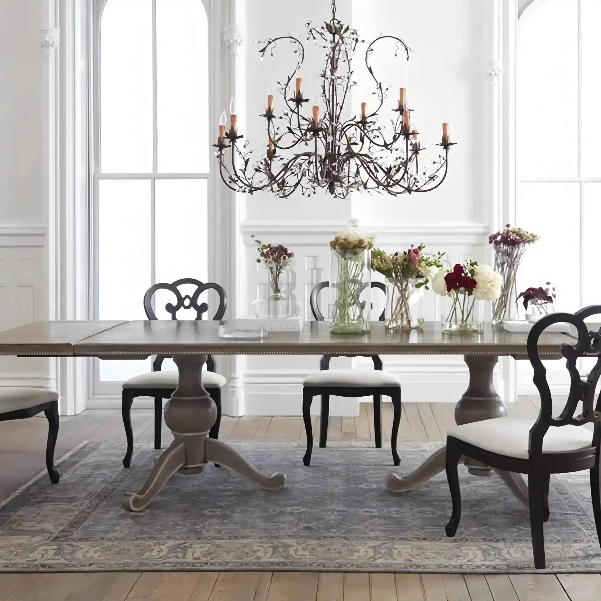 Gothic Claudette 12-Light Round Chandelier - XYlight