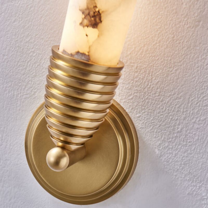 Gypsum Alabaster LED Wall Sconce - XYlight