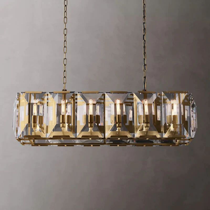 Harlino Crystal Rectangular Chandelier