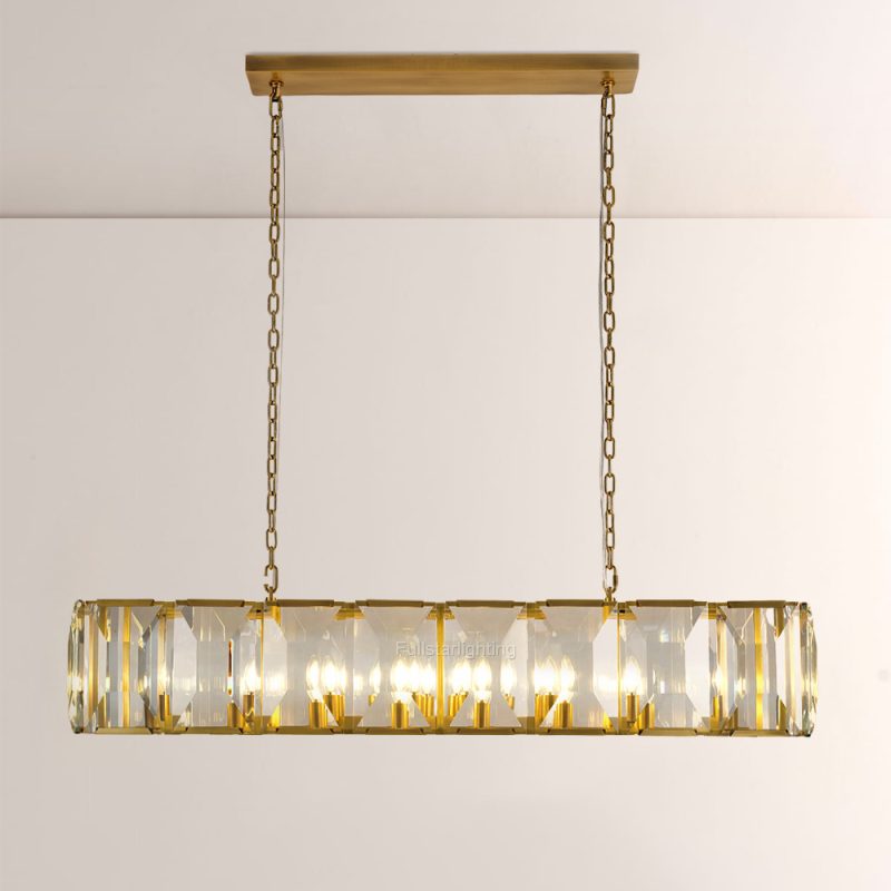 Harlino Crystal Rectangular Chandelier