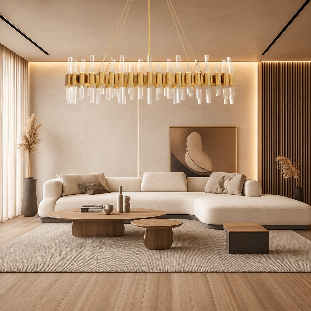 Hasnie Oval Chandelier - XYlight