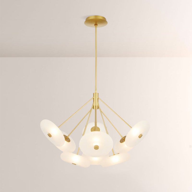 Herbert Round Glass Chandelier