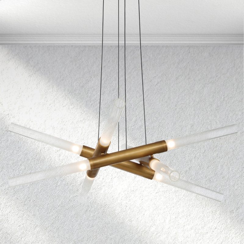Heritage Intersecting Tube Chandelier