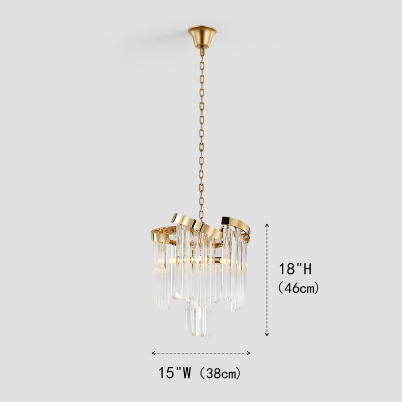 Hikky Flow Crystal Chandelier
