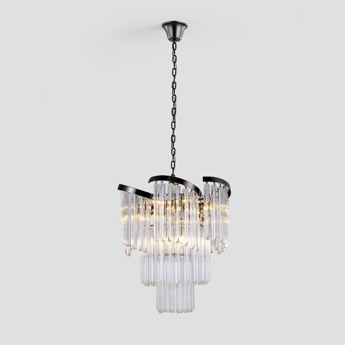 Hikky Flow Crystal Chandelier - XYlight