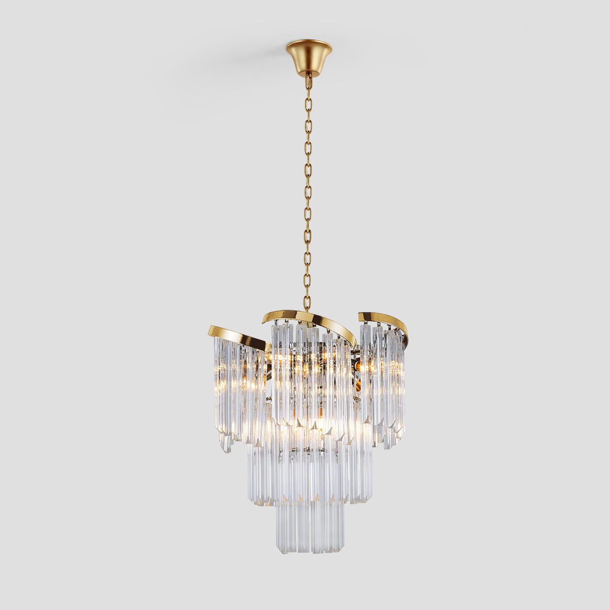 Hikky Flow Crystal Chandelier - XYlight