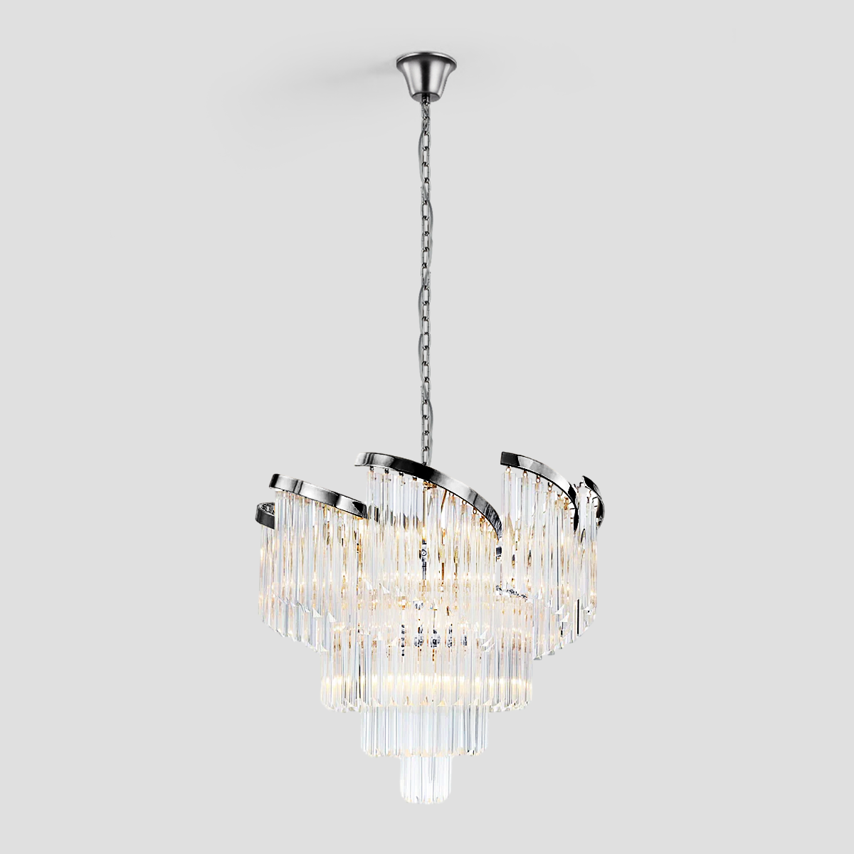 Hikky Flow Crystal Chandelier - XYlight