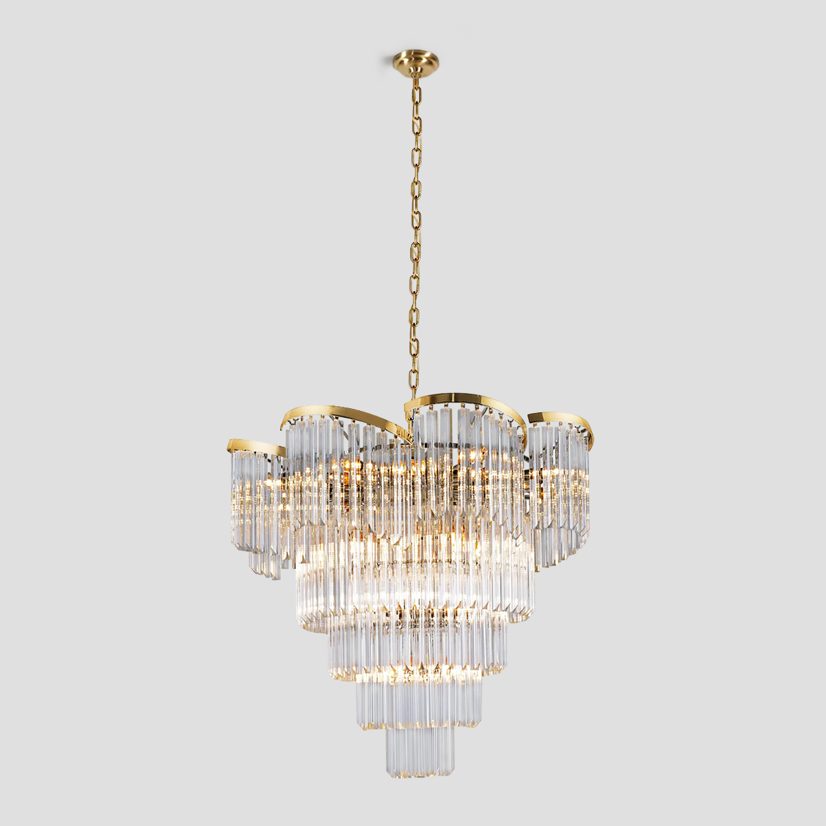 Hikky Flow Crystal Chandelier - XYlight
