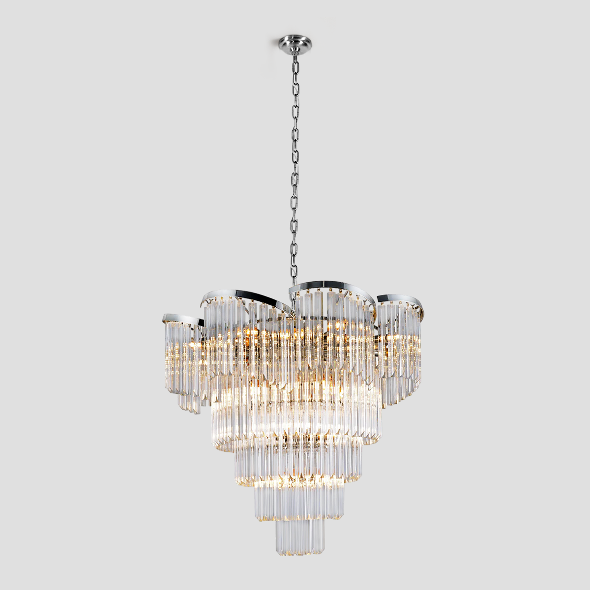 Hikky Flow Crystal Chandelier - XYlight