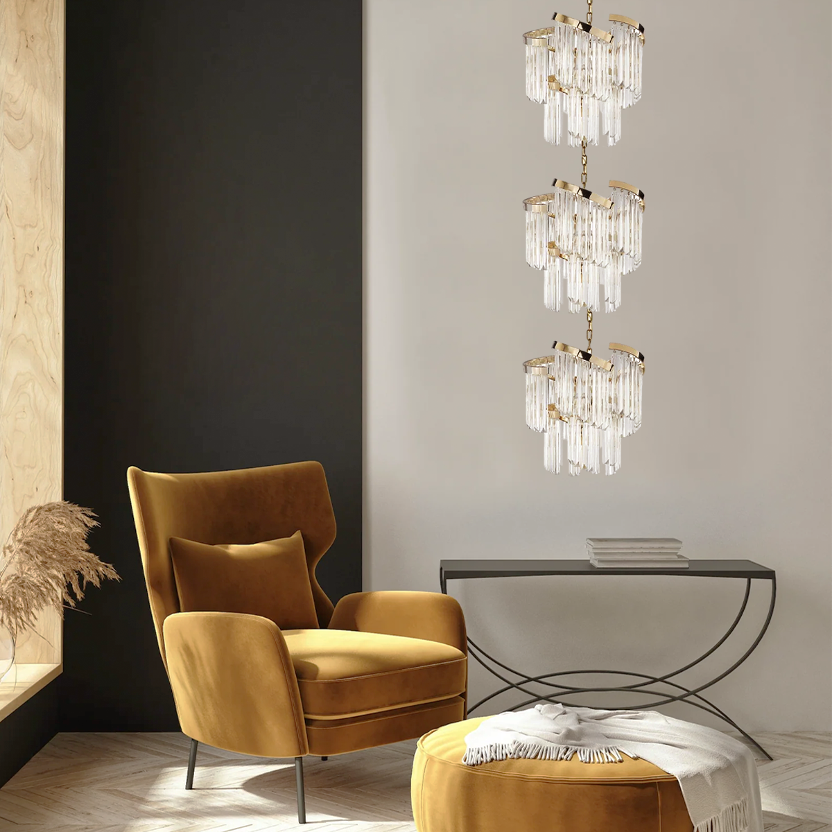 Hikky Flow Crystal Chandelier - XYlight