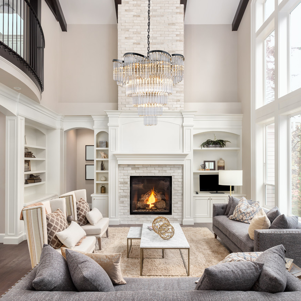 Hikky Flow Crystal Chandelier - XYlight