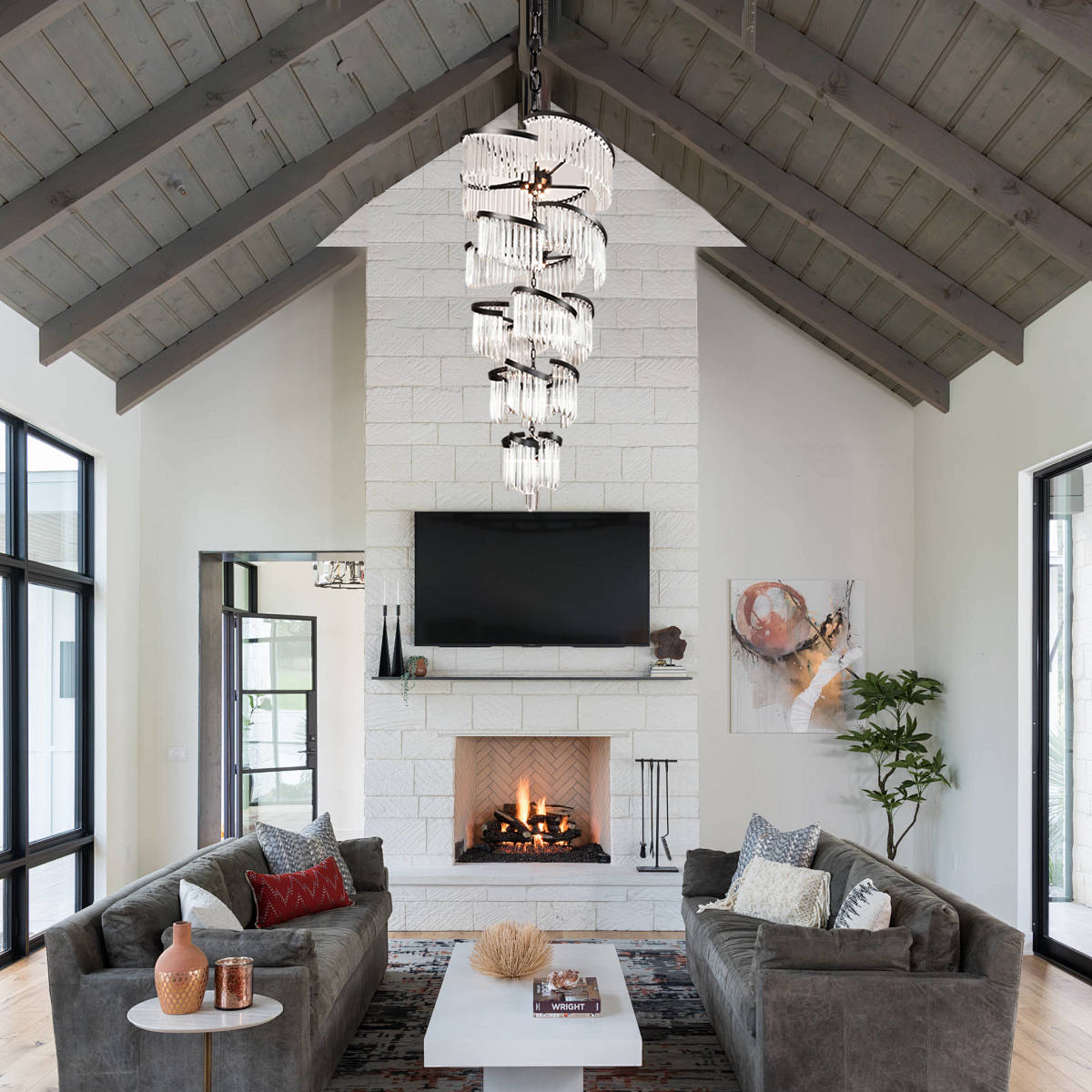 Hikky Flow Crystal Chandelier - XYlight