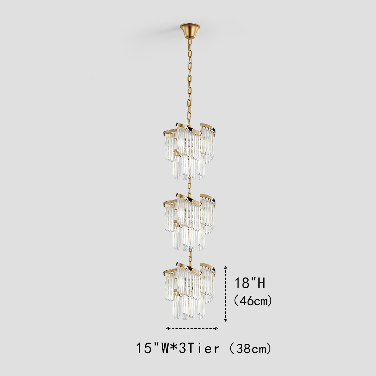 Hikky Flow Crystal Chandelier - XYlight